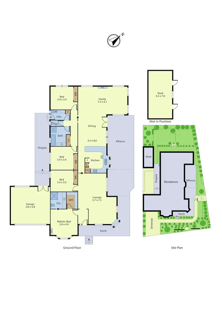 Floorplan of Homely house listing, 27 Rothacker Rise, Doreen VIC 3754