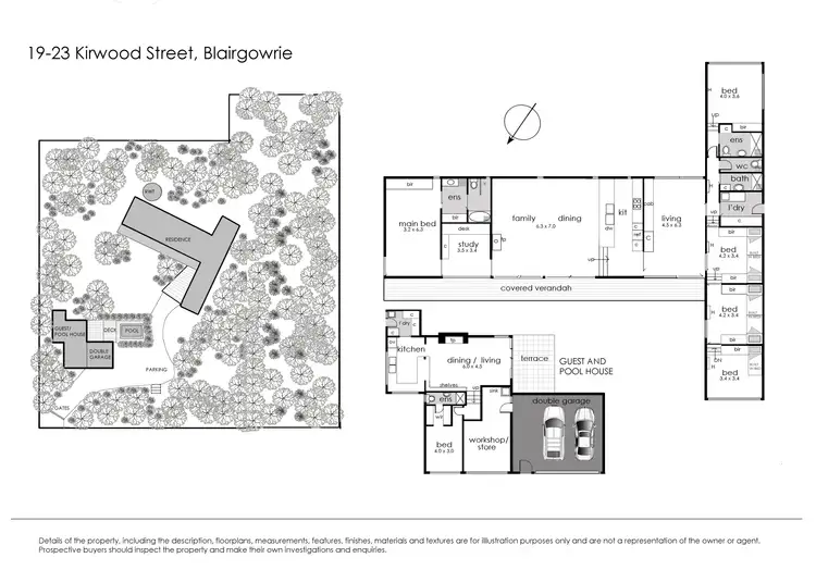 Floorplan of Homely house listing, 19-23 Kirwood Street, Blairgowrie VIC 3942