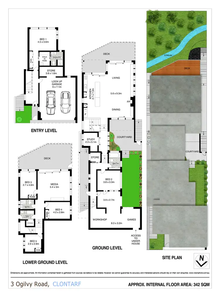 Floorplan of Homely house listing, 3 Ogilvy Road, Clontarf NSW 2093