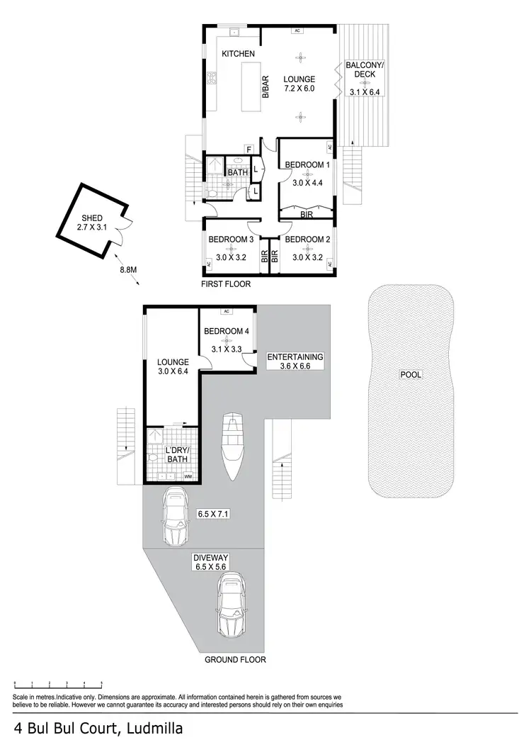 Floorplan of Homely house listing, 4 Bul Bul Court, Ludmilla NT 820