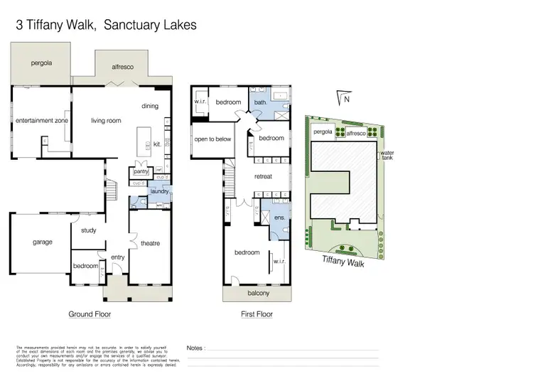 Floorplan of Homely house listing, 3 Tiffany Walk, Sanctuary Lakes VIC 3030
