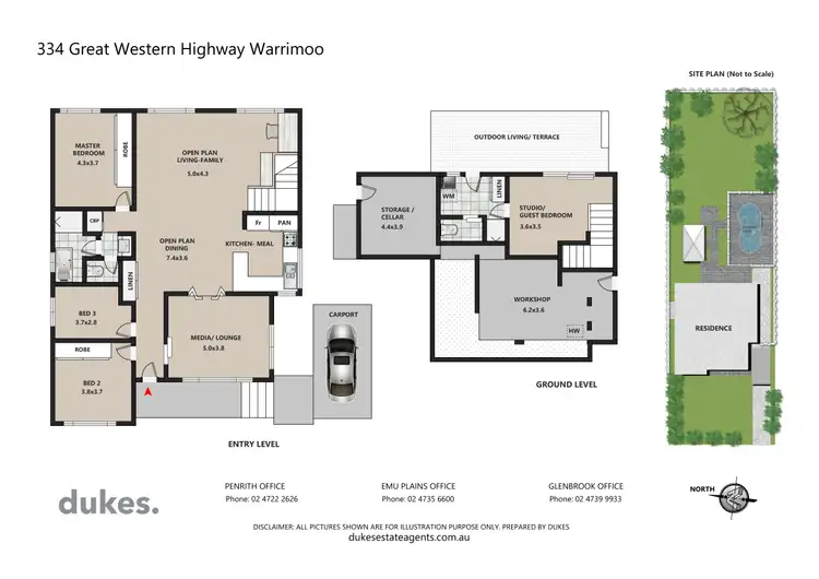 Floorplan of Homely house listing, 334 Great Western Highway, Warrimoo NSW 2774