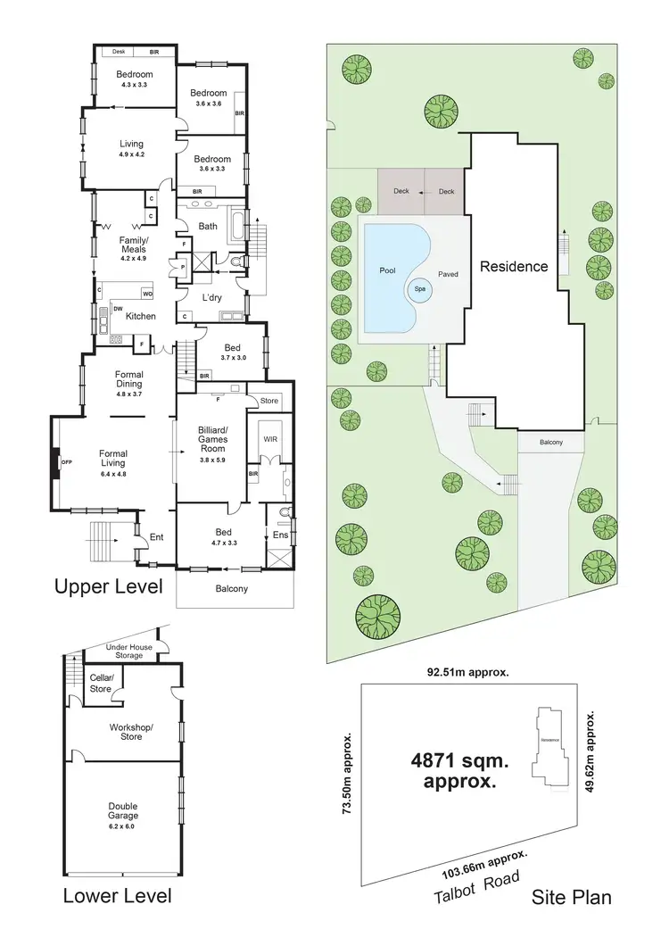 Floorplan of Homely house listing, 60 Talbot Road, Mount Waverley VIC 3149