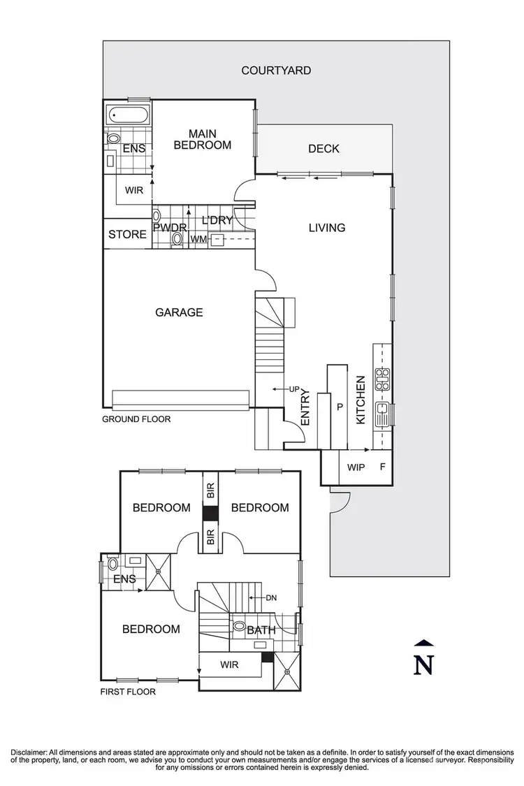 Floorplan of Homely townhouse listing, 4/12 Francesca Street, Mont Albert North VIC 3129