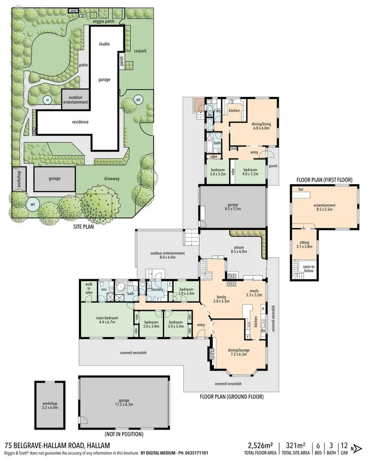 Floorplan of Homely house listing, 75 Belgrave-Hallam Road, Hallam VIC 3803