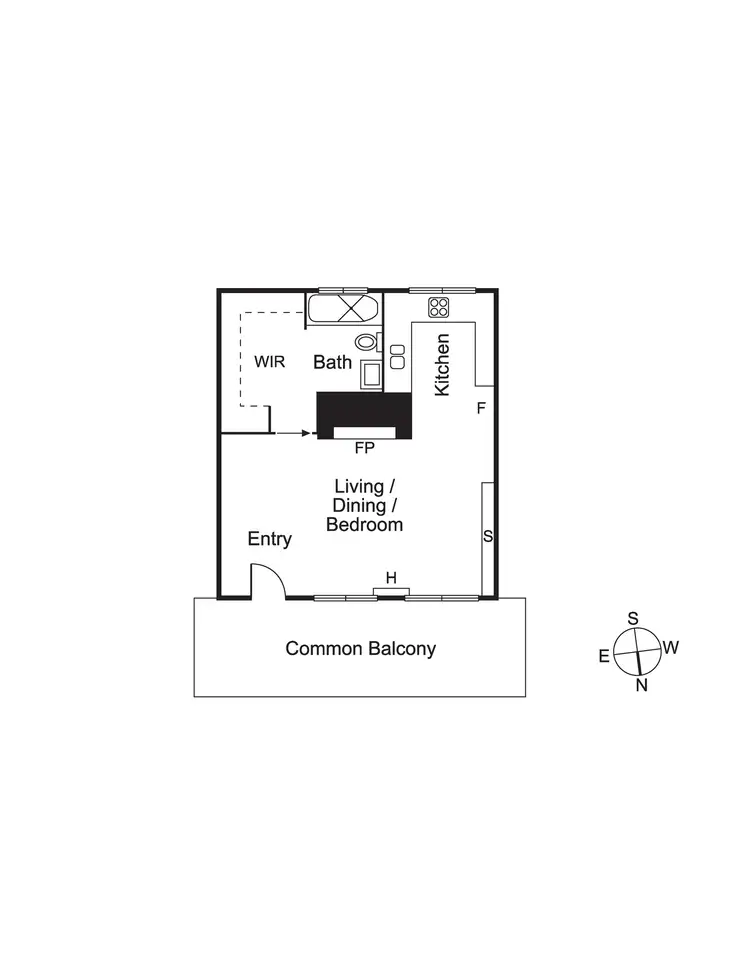 Floorplan of Homely apartment listing, 13/68 Mathoura Road, Toorak VIC 3142