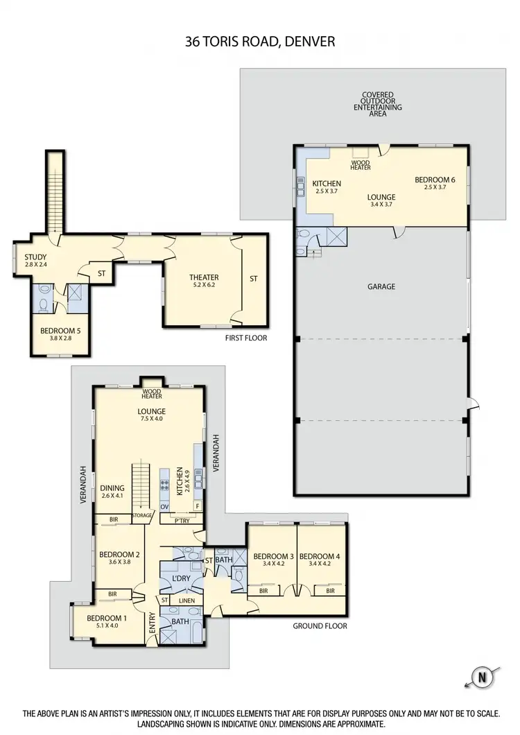 Floorplan of Homely house listing, 36 Toris Road, Denver VIC 3461