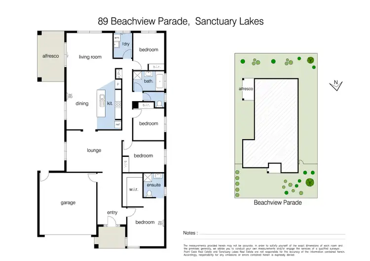 Floorplan of Homely house listing, 89 Beachview Parade, Sanctuary Lakes VIC 3030