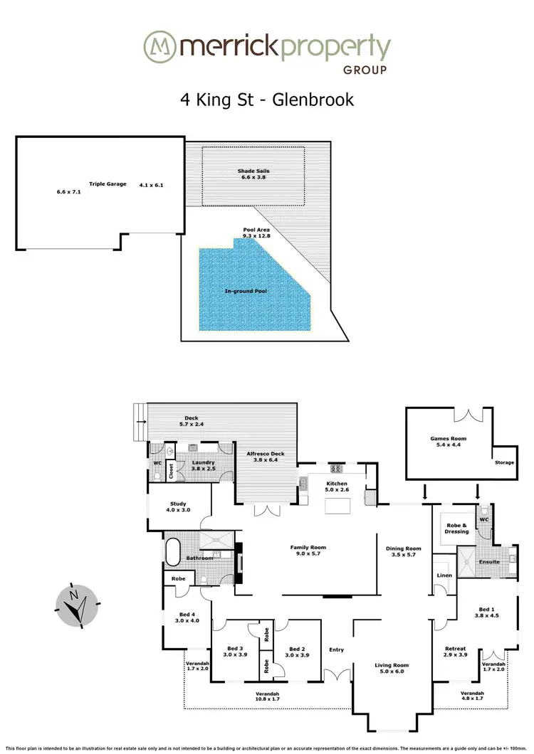 Floorplan of Homely house listing, 4 King Street, Glenbrook NSW 2773