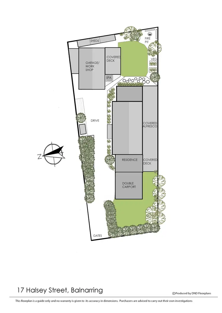Floorplan of Homely house listing, 17 Halsey Street, Balnarring VIC 3926