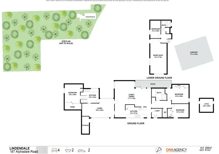 Floorplan of Homely rural property listing, 187 Alphadale Road, Lindendale NSW 2480