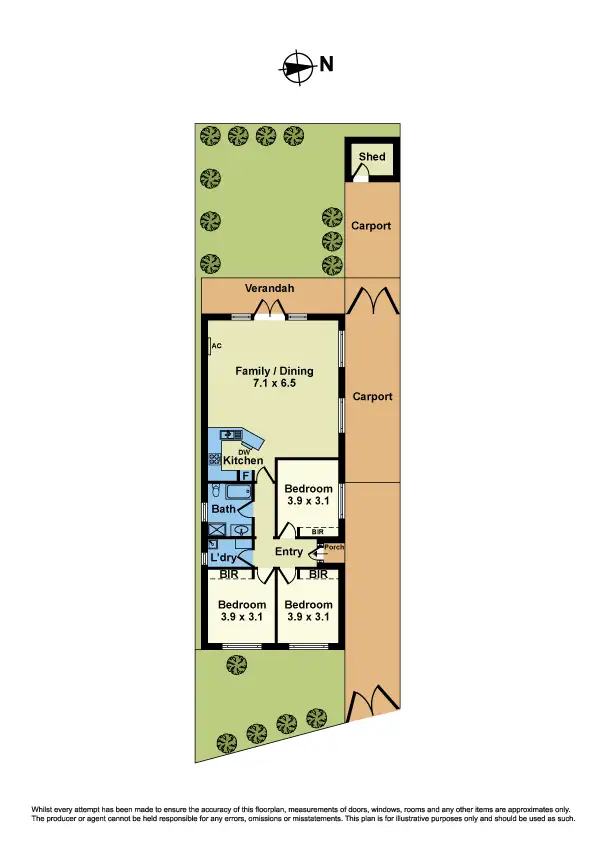 Floorplan of Homely house listing, 19 Steele Street, Newport VIC 3015