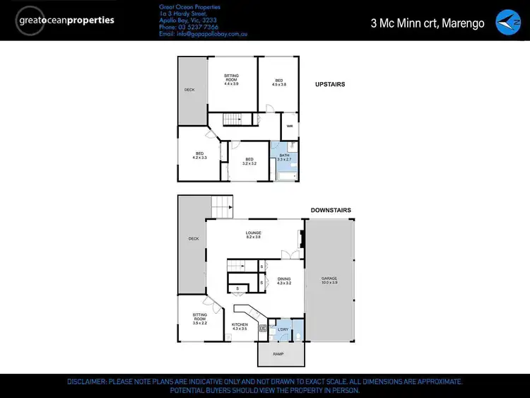 Floorplan of Homely house listing, 3 McMinn Court, Marengo VIC 3233