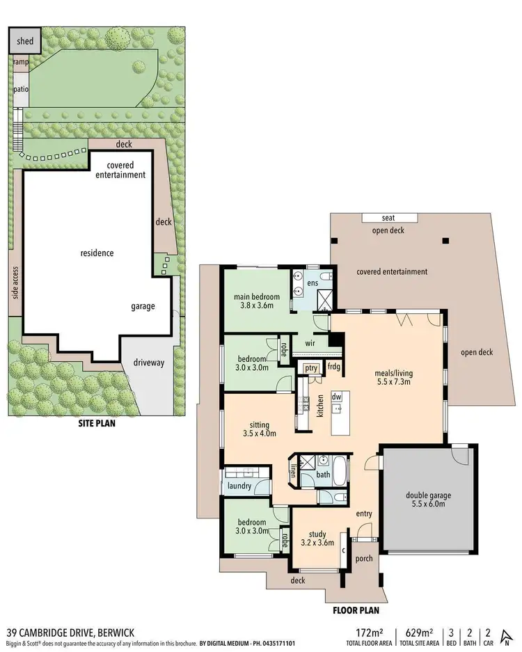 Floorplan of Homely house listing, 39 Cambridge Drive, Berwick VIC 3806