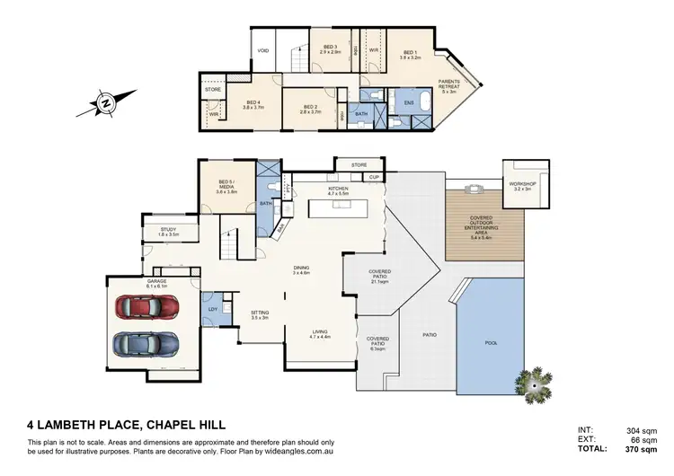 Floorplan of Homely house listing, 4 Lambeth Place, Chapel Hill QLD 4069