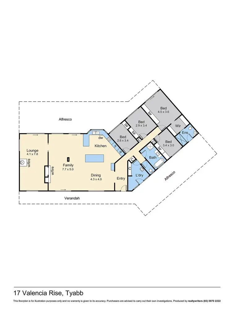 Floorplan of Homely rural property listing, 17 Valencia Rise, Tyabb VIC 3913