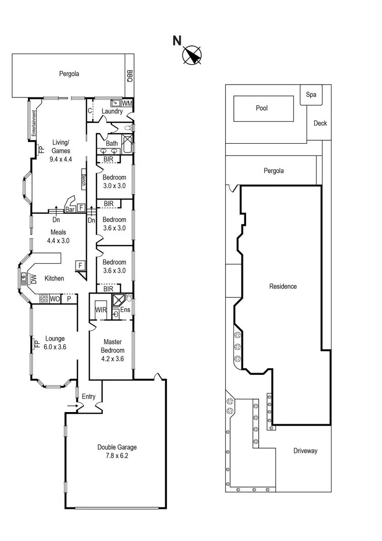 Floorplan of Homely house listing, 382 Station Street, Bonbeach VIC 3196