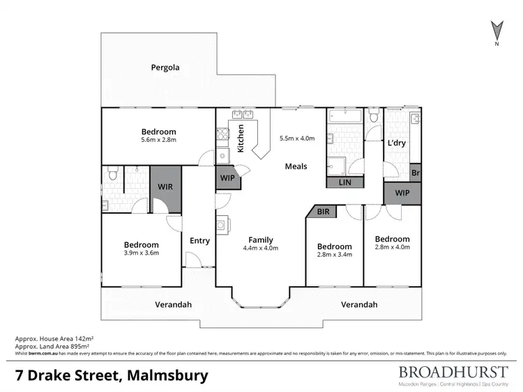 Floorplan of Homely house listing, 7 Drake Street, Malmsbury VIC 3446