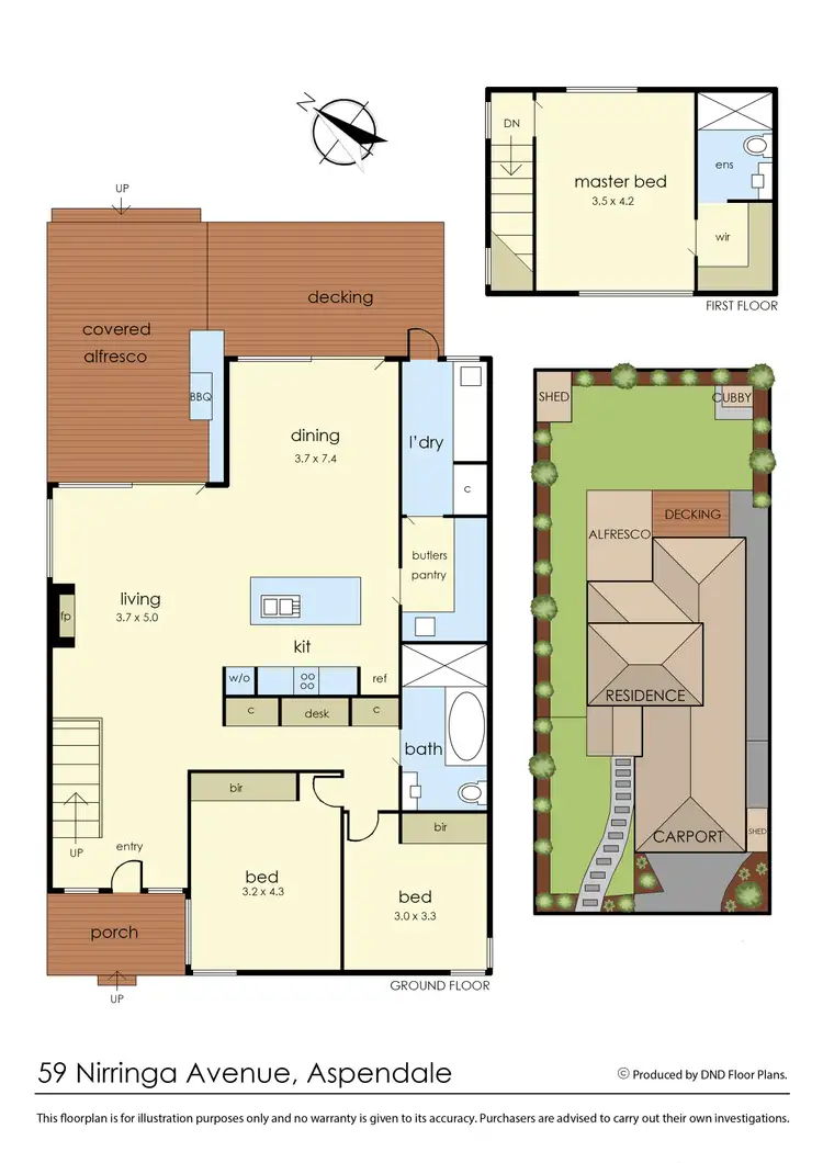 Floorplan of Homely house listing, 59 Nirringa Avenue, Aspendale VIC 3195