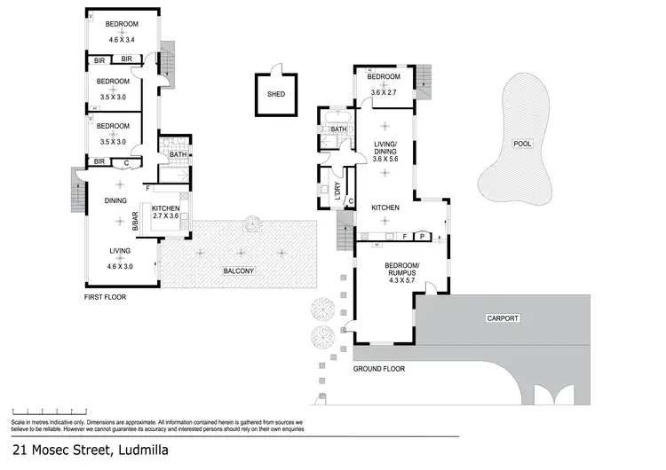 Floorplan of Homely house listing, 21 Mosec Street, Ludmilla NT 820