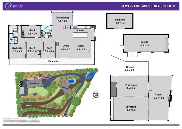 Floorplan of Homely house listing, 34 Warrawee Avenue, Beaconsfield VIC 3807