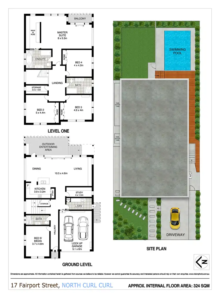 Floorplan of Homely house listing, 17 Fairport Street, North Curl Curl NSW 2099