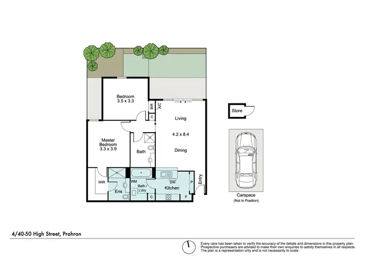 Floorplan of Homely apartment listing, 4/40-50 High Street, Prahran VIC 3181