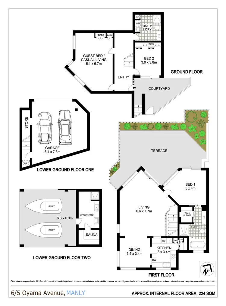 Floorplan of Homely apartment listing, 6/5 Oyama Avenue, Manly NSW 2095
