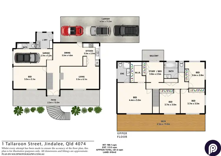 Floorplan of Homely house listing, 1 Tallaroon Street, Jindalee QLD 4074