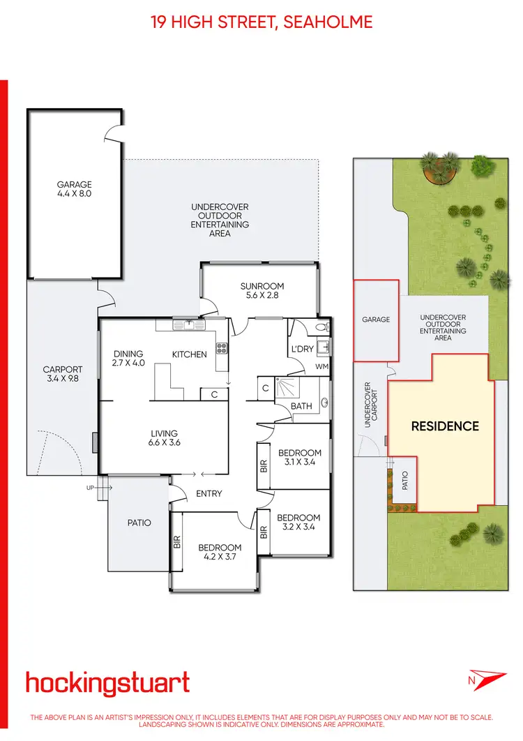 Floorplan of Homely house listing, 19 High Street, Seaholme VIC 3018