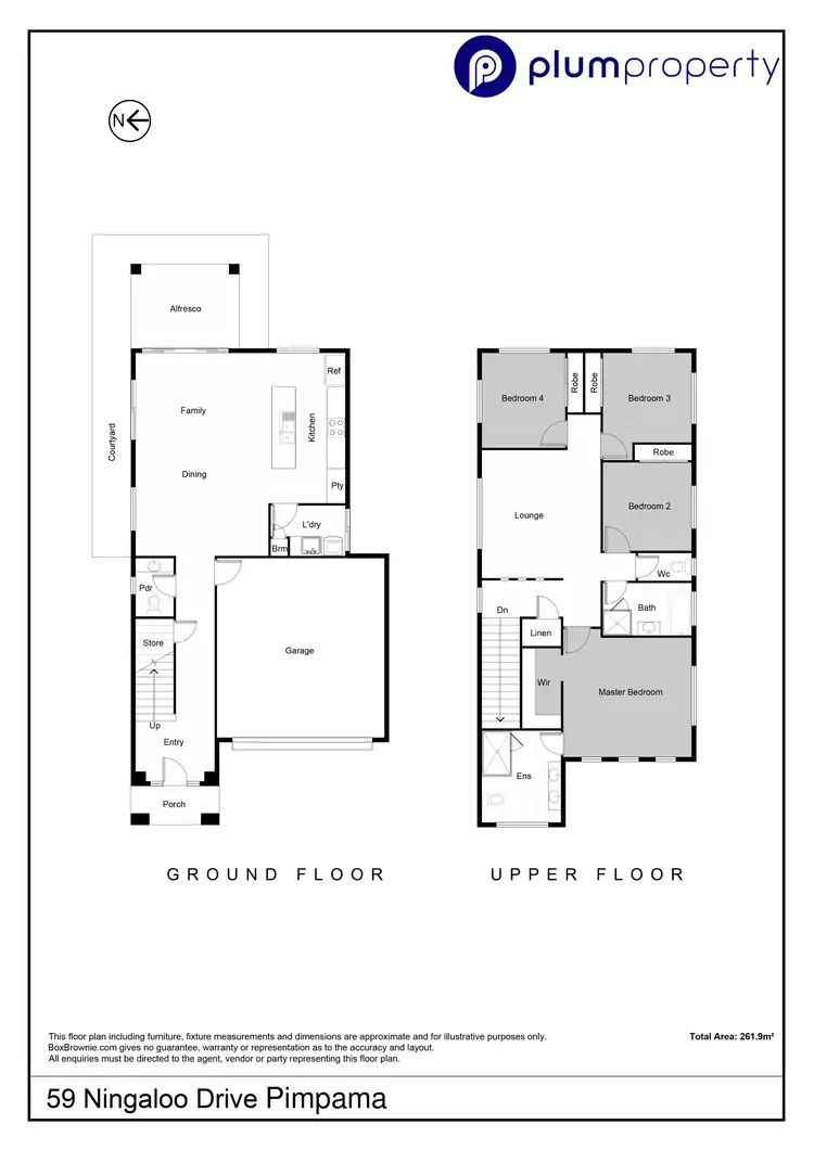 Floorplan of Homely house listing, 59 Ningaloo Drive, Pimpama QLD 4209