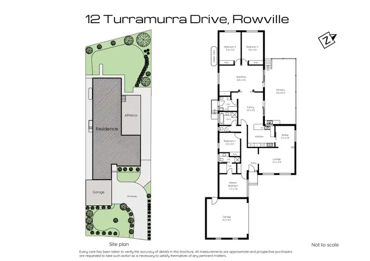 Floorplan of Homely house listing, 12 Turramurra Drive, Rowville VIC 3178