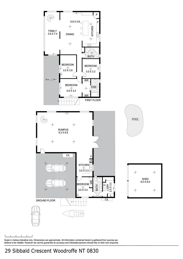 Floorplan of Homely house listing, 29 Sibbald Crescent, Woodroffe NT 830