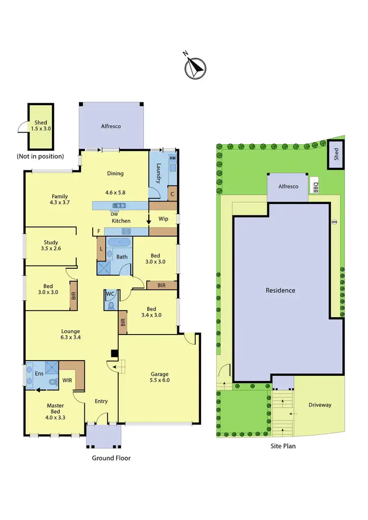 Floorplan of Homely house listing, 54 Dalmeny Way, Mernda VIC 3754