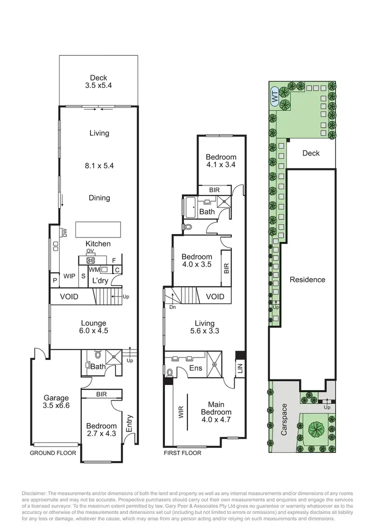 Floorplan of Homely townhouse listing, 8b Bayview Street, Bentleigh East VIC 3165