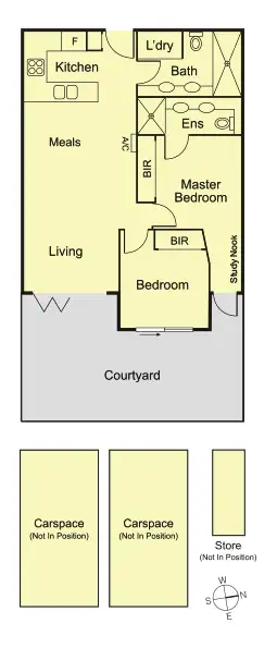 Floorplan of Homely apartment listing, G04/127-129 Murray Street, Caulfield VIC 3162