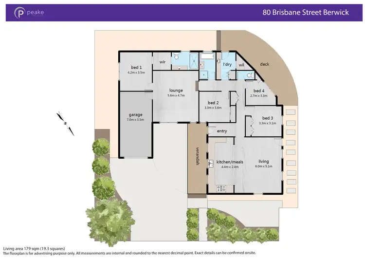 Floorplan of Homely house listing, 80 Brisbane Street, Berwick VIC 3806