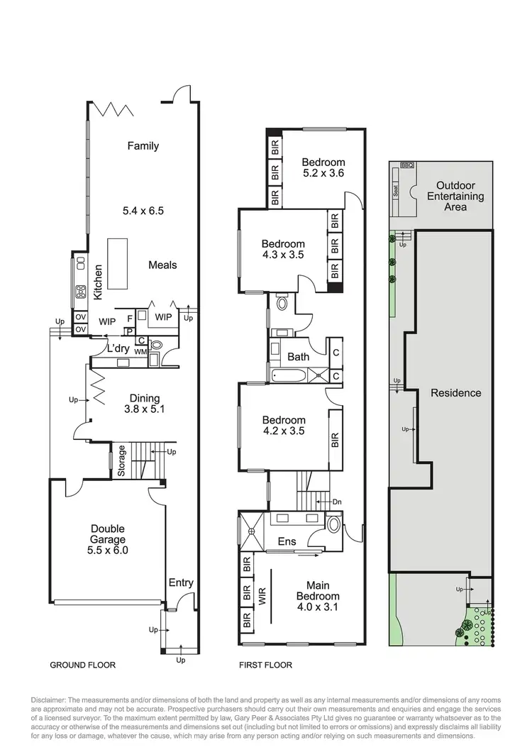 Floorplan of Homely townhouse listing, 3A Jenkins Street, Caulfield South VIC 3162