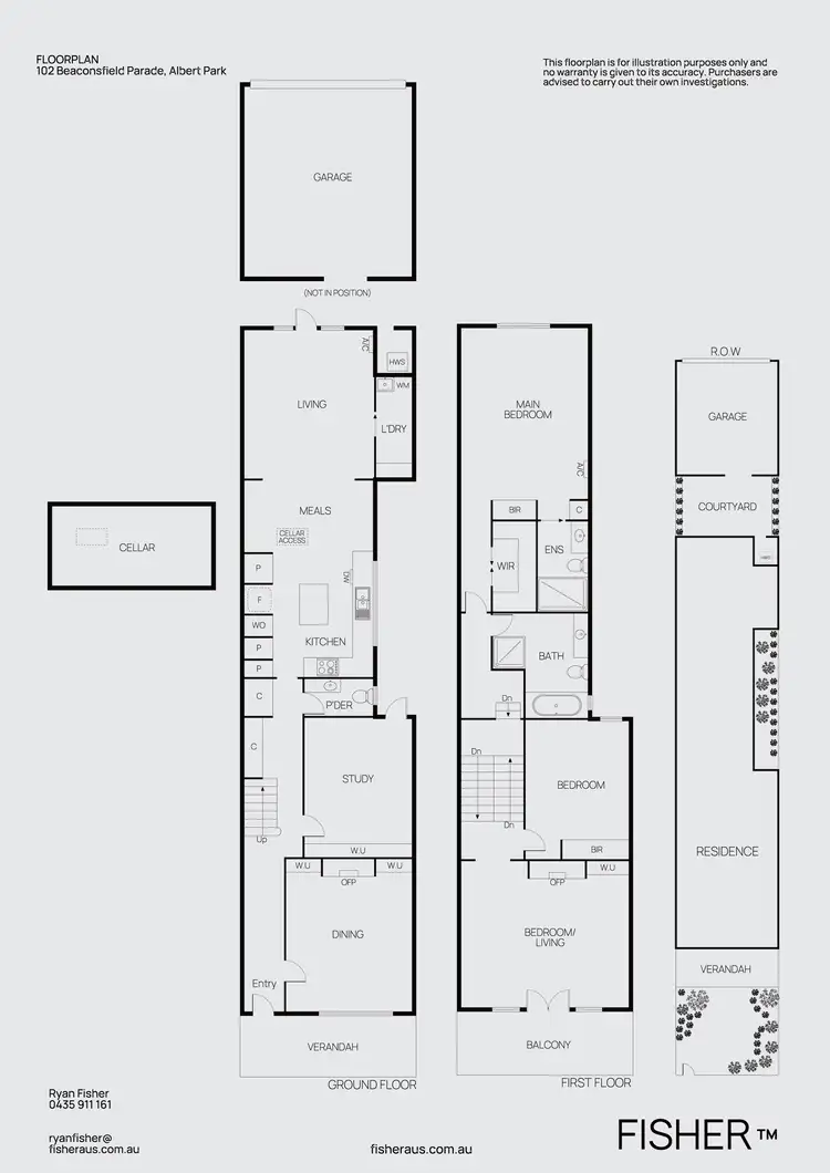 Floorplan of Homely house listing, 102 Beaconsfield Parade, Albert Park VIC 3206