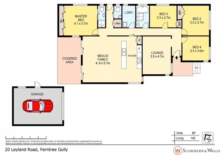 Floorplan of Homely house listing, 20 Leyland Road, Ferntree Gully VIC 3156
