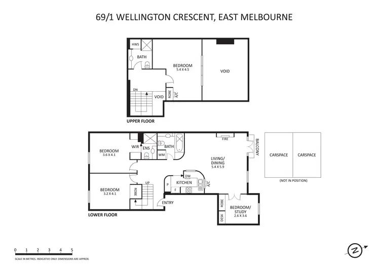 Floorplan of Homely apartment listing, 69/1 Wellington Crescent, East Melbourne VIC 3002