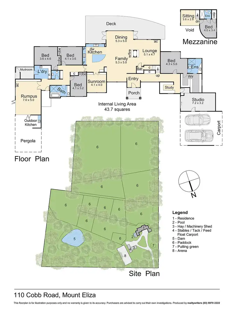 Floorplan of Homely rural property listing, 110 Cobb Road, Mount Eliza VIC 3930