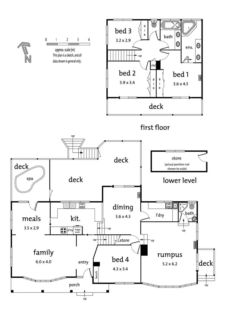 Floorplan of Homely house listing, 6 Cantala Crescent, Ringwood North VIC 3134