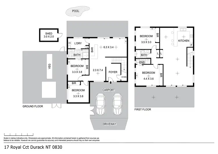 Floorplan of Homely house listing, 17 Royal Circuit, Durack NT 830