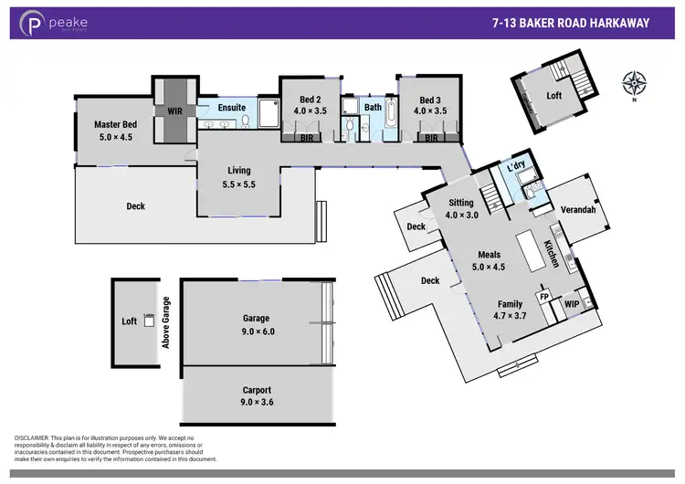 Floorplan of Homely house listing, 7-13 Baker Road, Harkaway VIC 3806