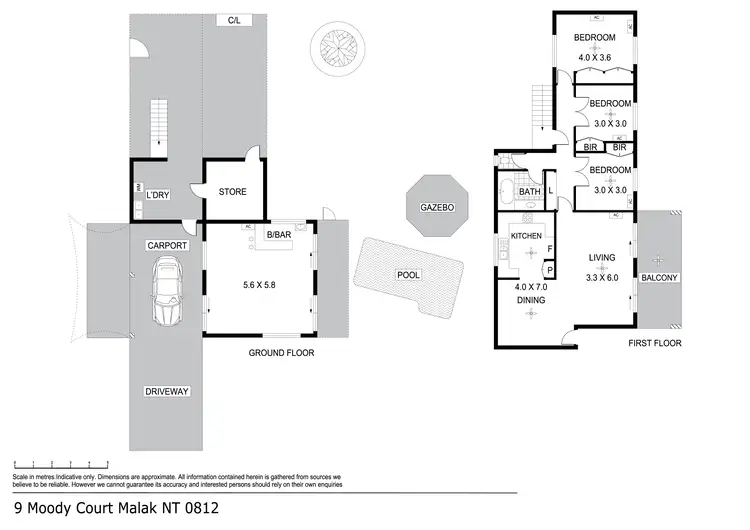 Floorplan of Homely house listing, 9 Moody Court, Malak NT 812