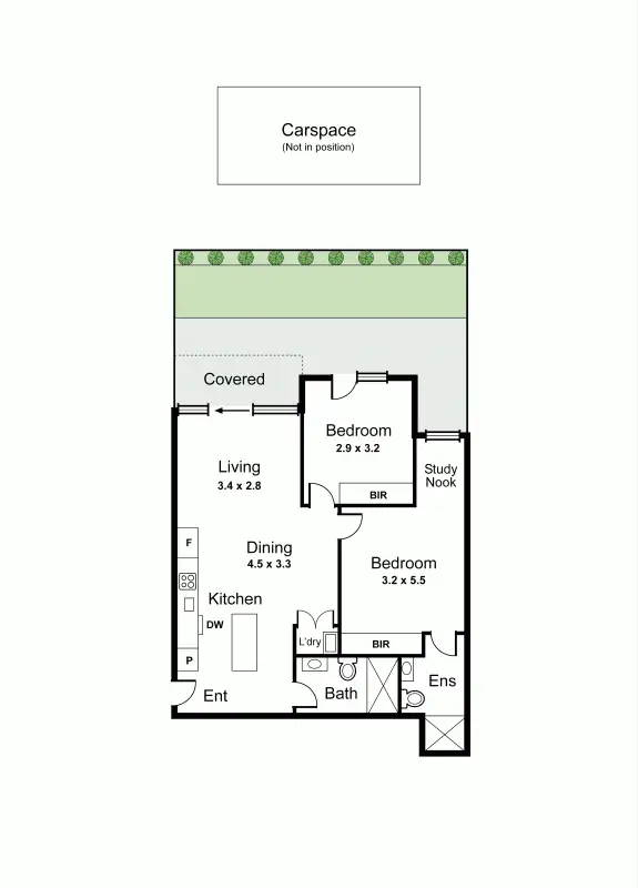 Floorplan of Homely apartment listing, 1/14 Quinns Road, Bentleigh East VIC 3165