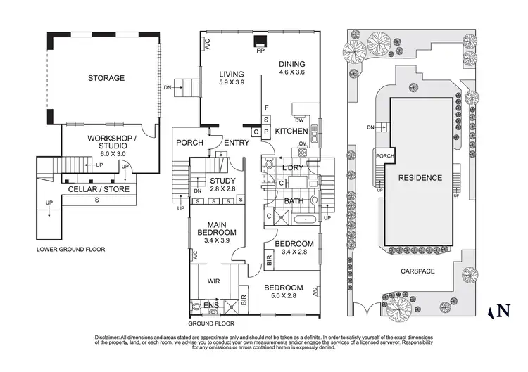 Floorplan of Homely house listing, 5 Scott Street, Mitcham VIC 3132