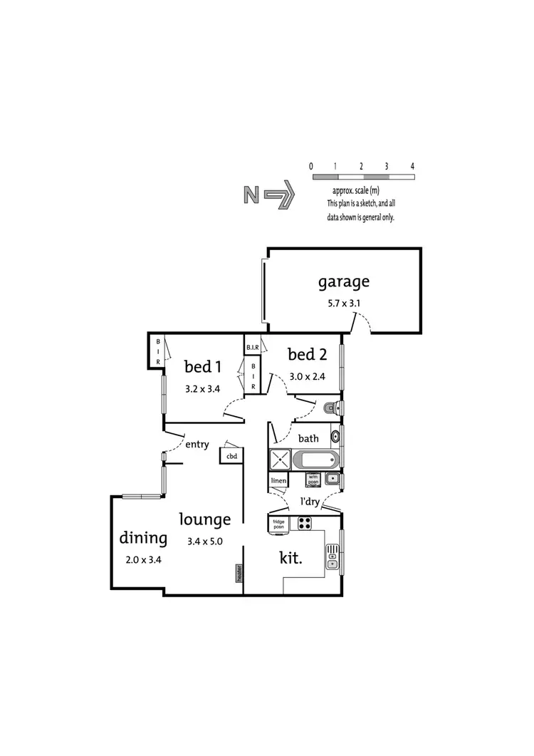 Floorplan of Homely unit listing, 4/48-50 Ford Street, Ringwood VIC 3134