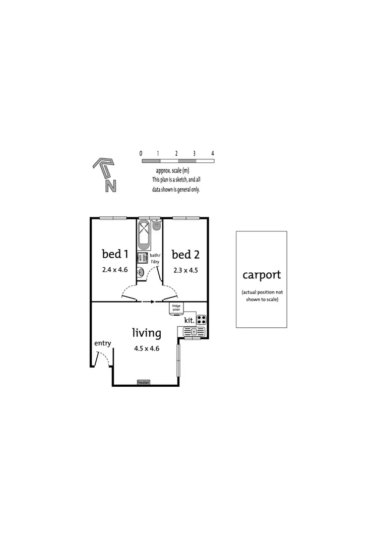 Floorplan of Homely apartment listing, 4/25-27 Ashted Road, Box Hill VIC 3128